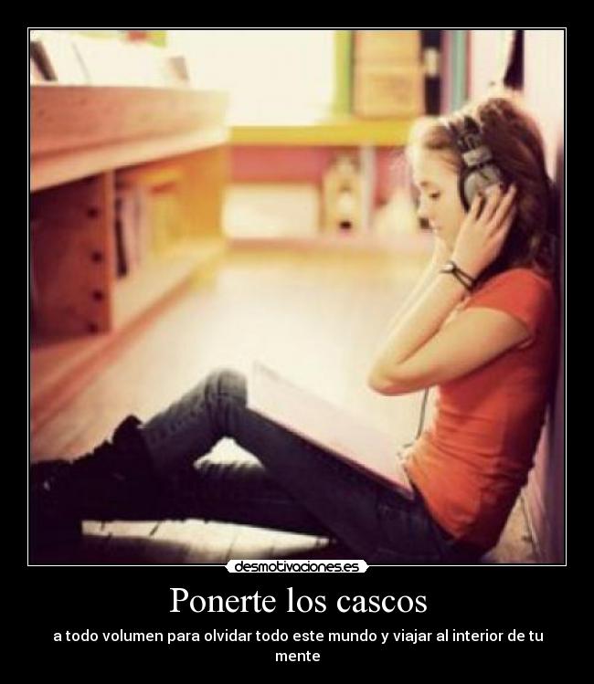 Ponerte los cascos -