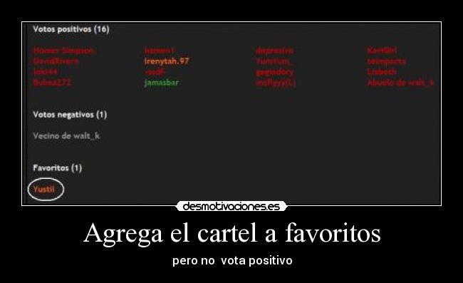 Agrega el cartel a favoritos -