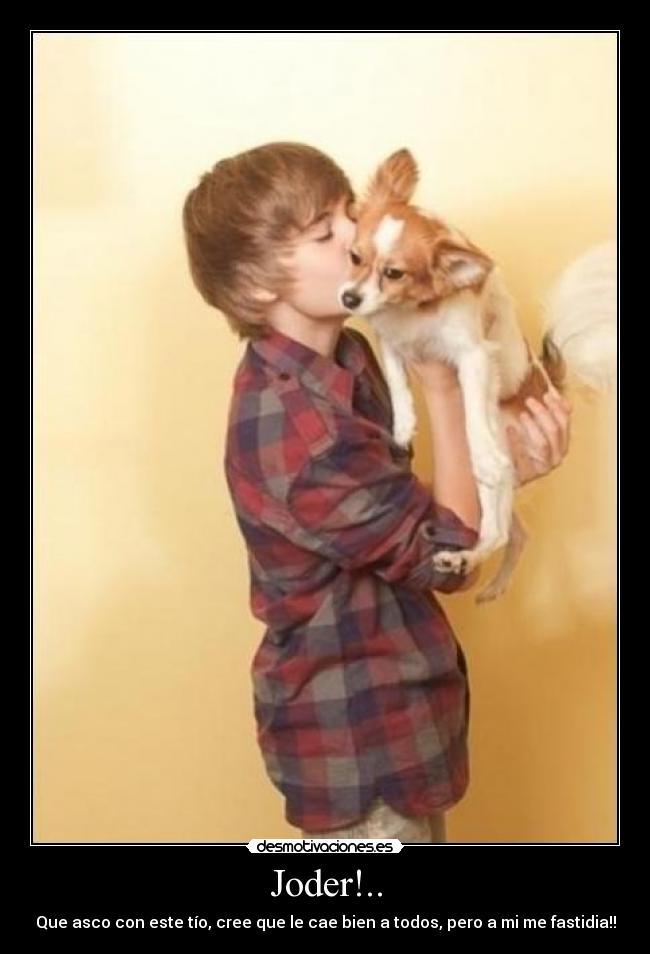 carteles justin gayber perro asco desmotivaciones