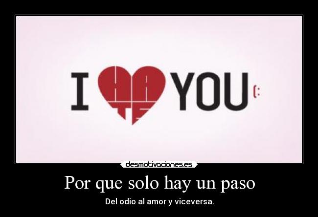 Por que solo hay un paso - 