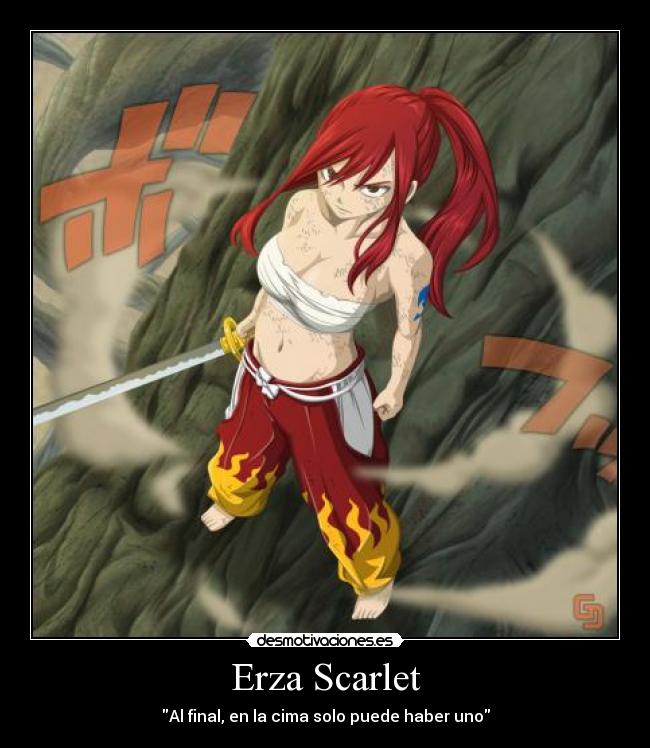 Erza Scarlet - Al final, en la cima solo puede haber uno