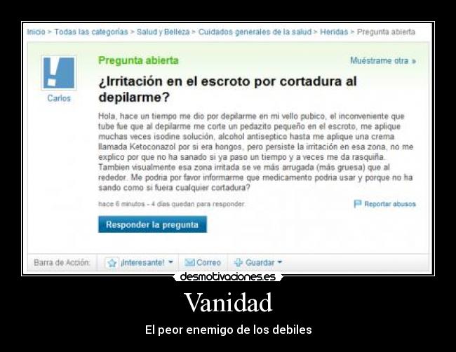 Vanidad -