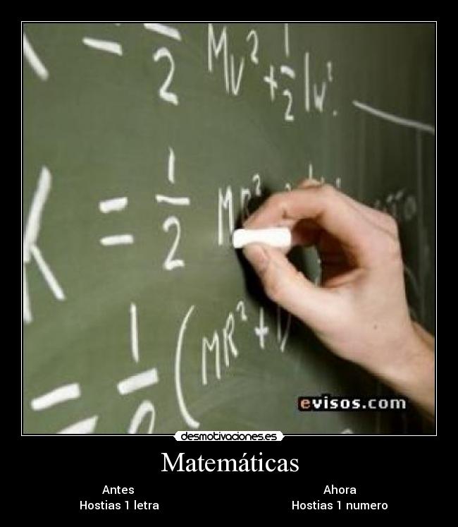 Matemáticas -