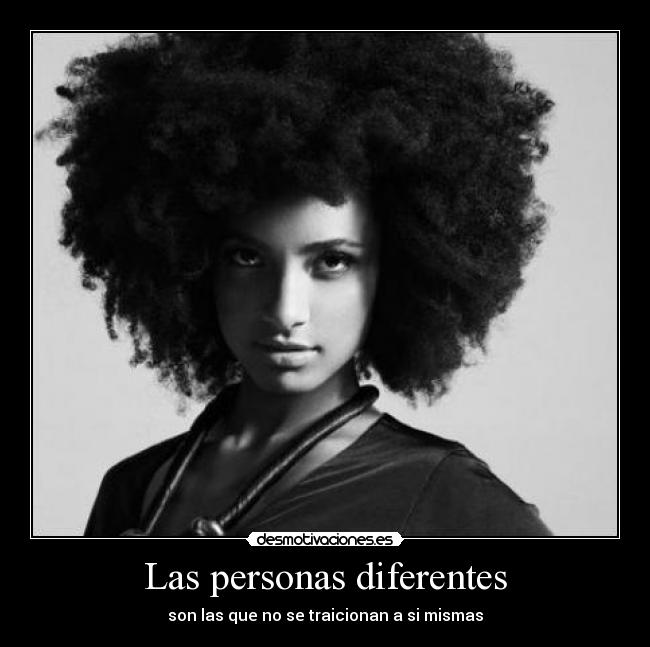 Las personas diferentes -