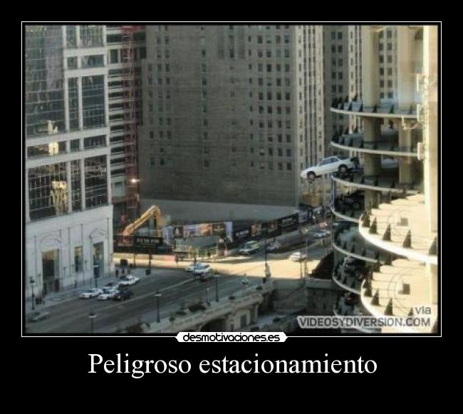 Peligroso estacionamiento -