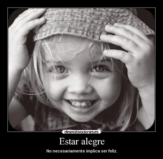 Estar alegre - 