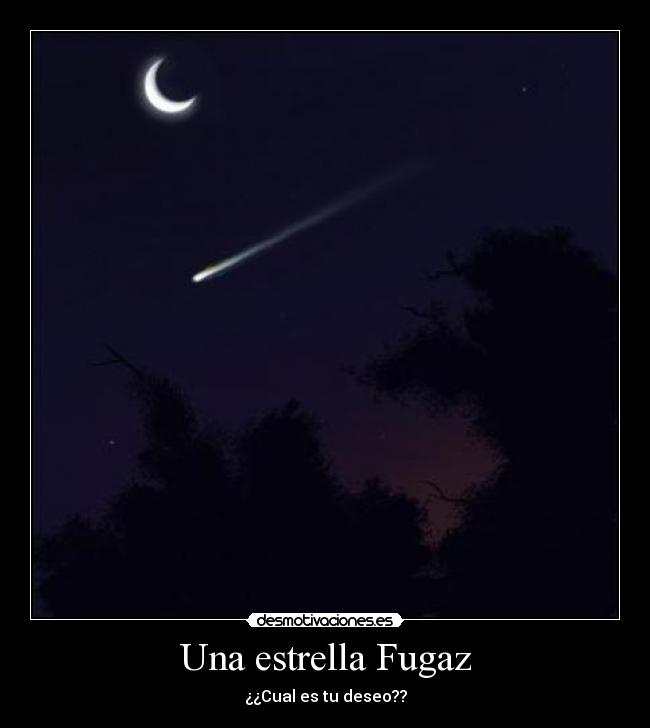 Una estrella Fugaz -