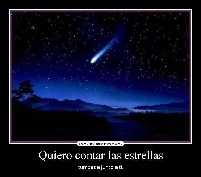 Quiero contar las estrellas -