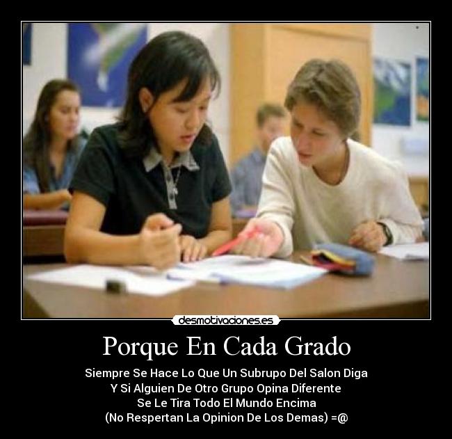 Porque En Cada Grado -