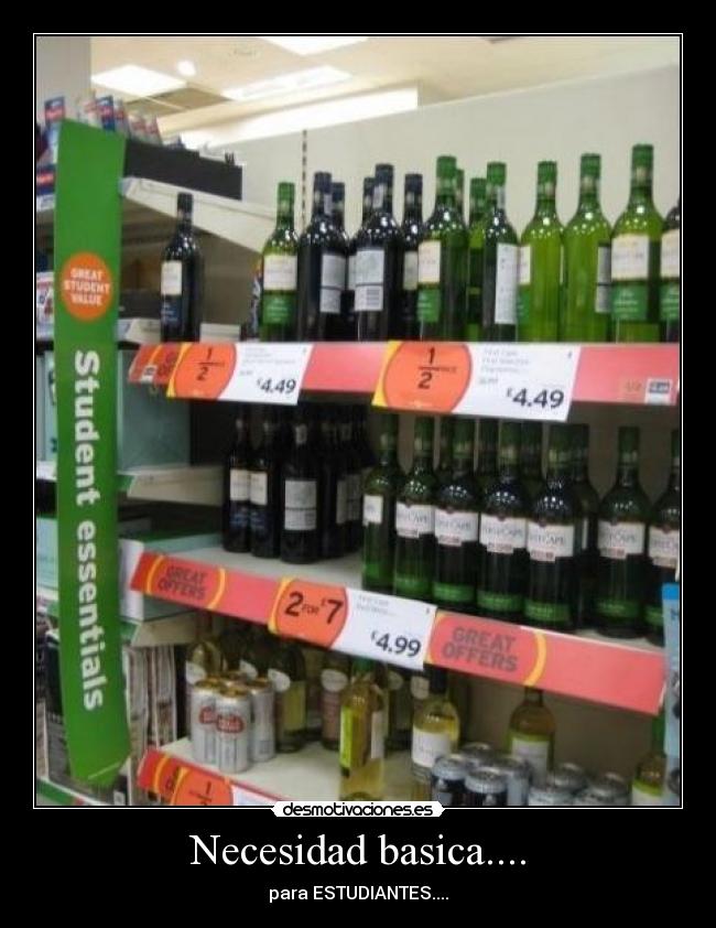 Necesidad basica.... - para ESTUDIANTES....