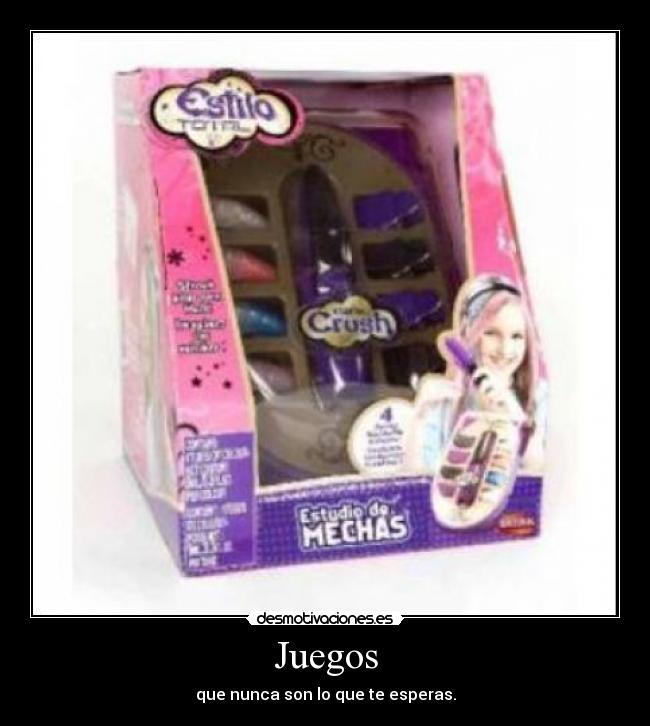 Juegos - que nunca son lo que te esperas.