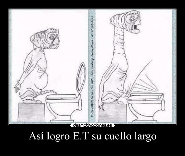 Así logro E.T su cuello largo - 