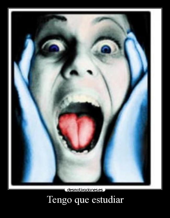 Tengo que estudiar -