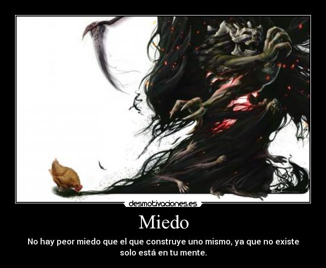 carteles miedo miedo desmotivaciones
