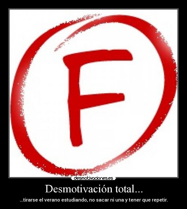 Desmotivación total... - 