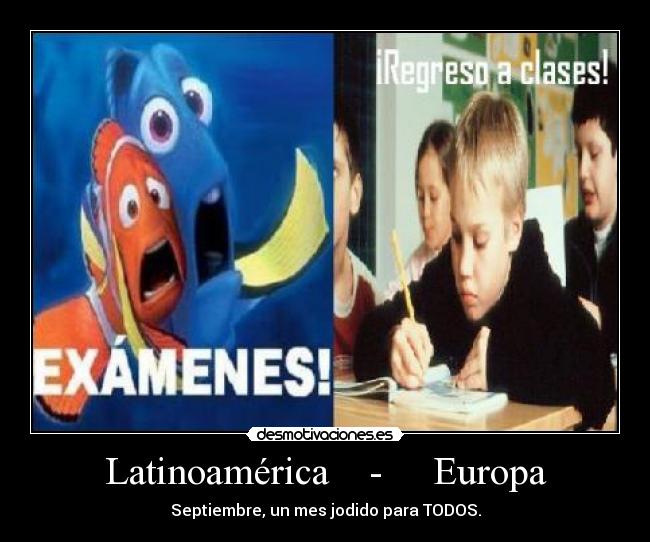 Latinoamérica - Europa - Septiembre, un mes jodido para TODOS.