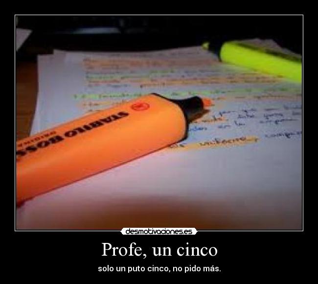 Profe, un cinco - 