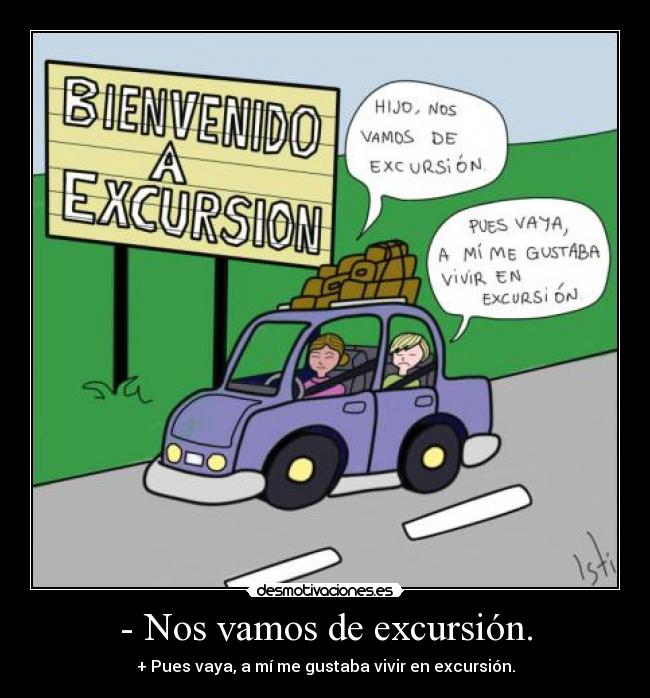 carteles excursion desmotivaciones