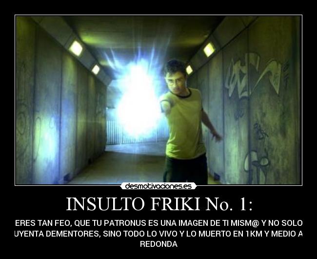 INSULTO FRIKI No. 1: -