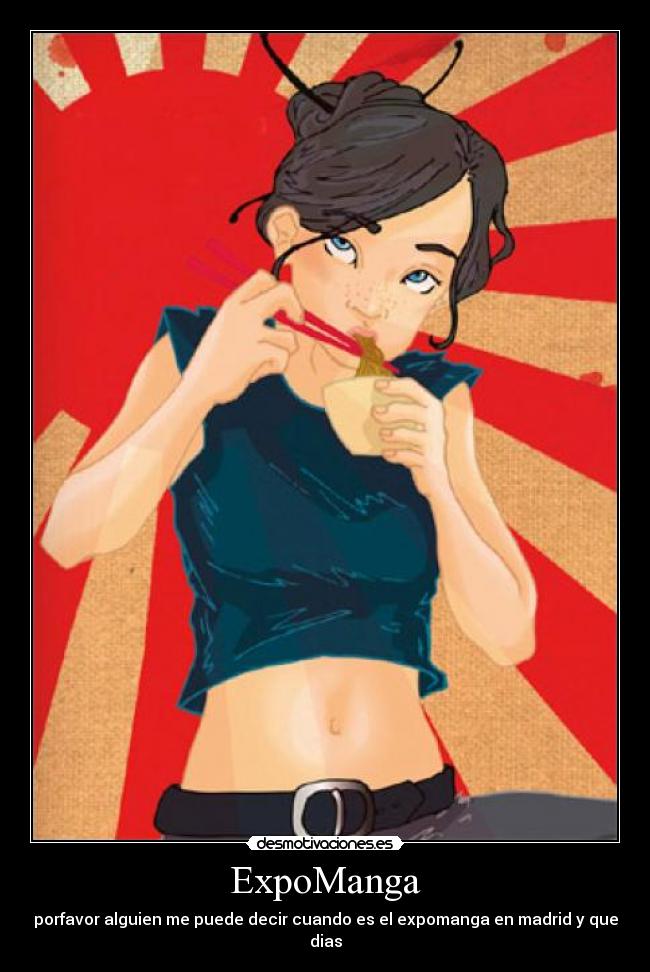 carteles expomanga desmotivaciones