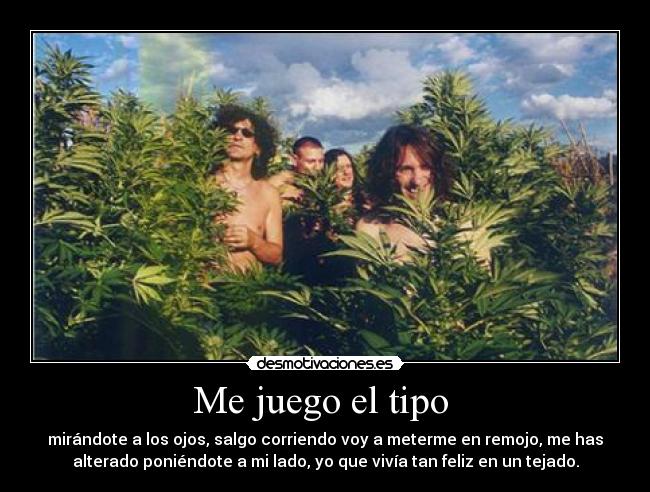 Me juego el tipo  - 
