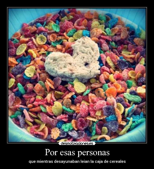 Por esas personas - 