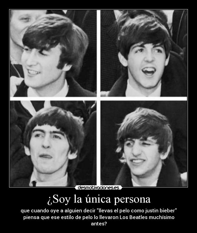 ¿Soy la única persona -