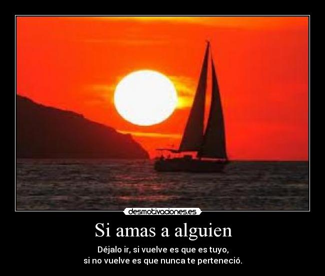 Si amas a alguien - 