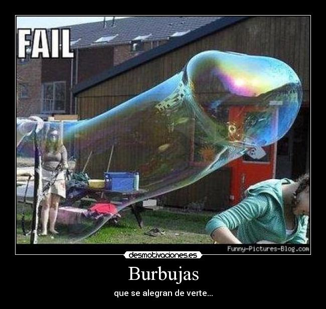Burbujas - que se alegran de verte...