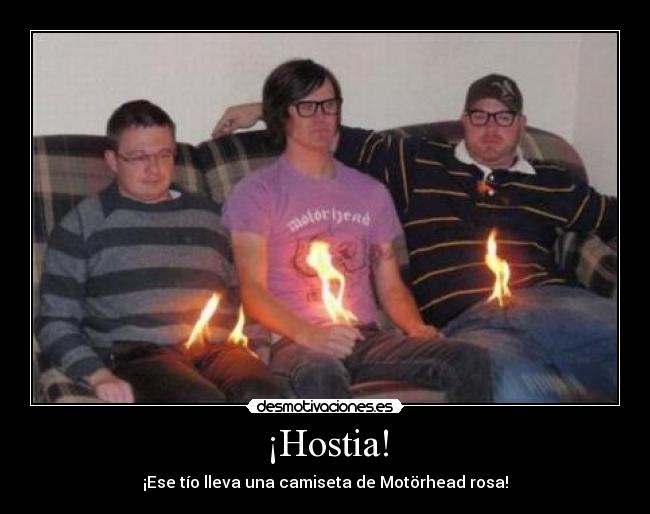 carteles lol motorhead camiseta rosa hipster fail desmotivaciones