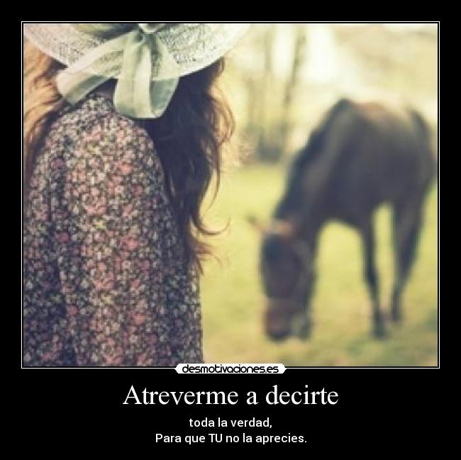 Atreverme a decirte - 
