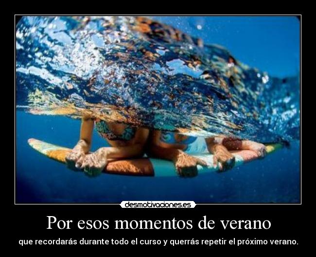 carteles verano momentos verano desmotivaciones