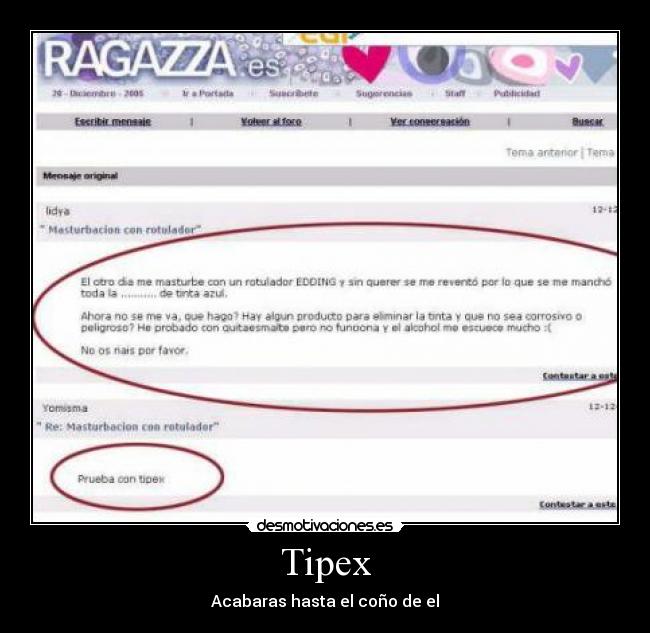 Tipex - Acabaras hasta el coño de el