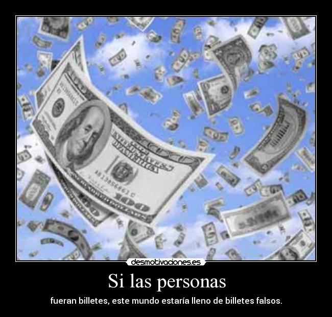 Si las personas - 