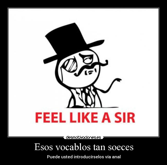 Esos vocablos tan soeces - 