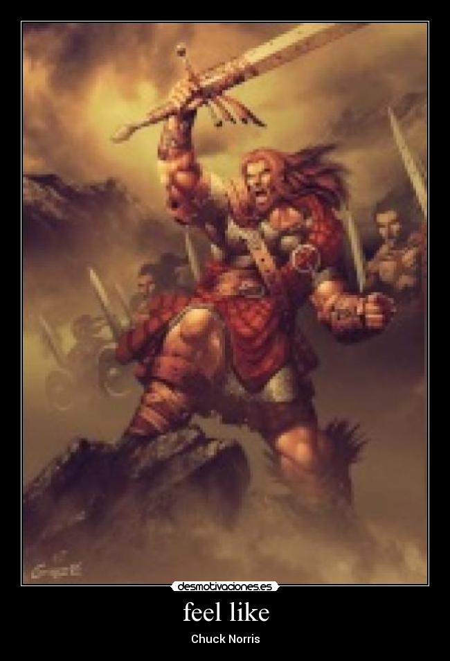 feel like - Chuck Norris