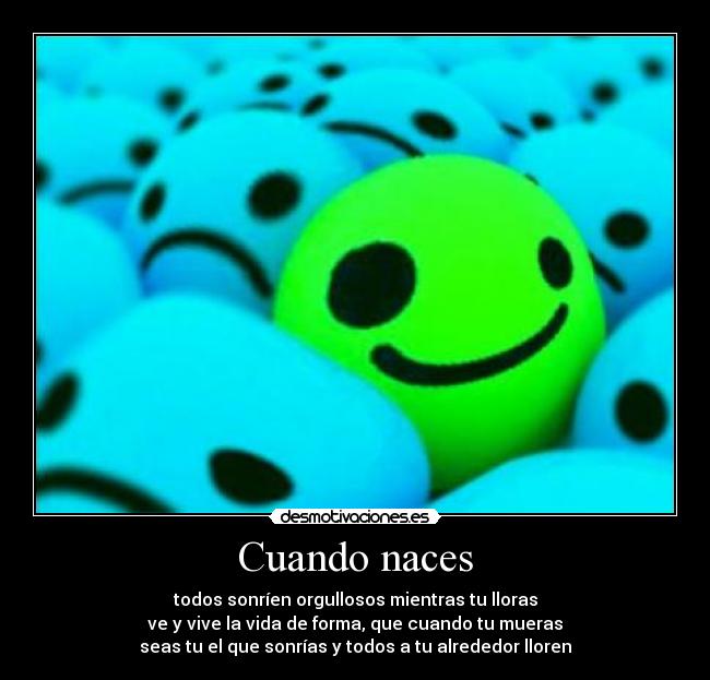 Cuando naces - 