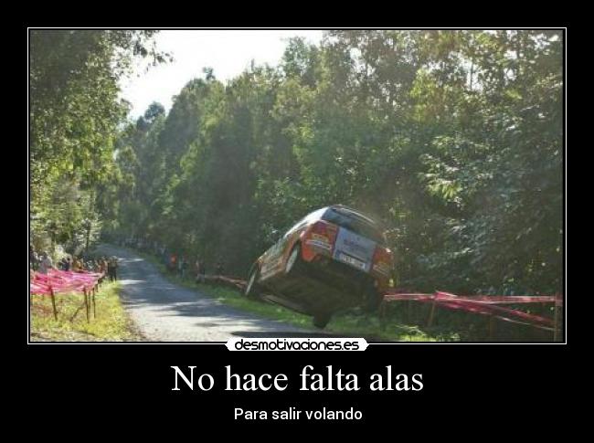 No hace falta alas -