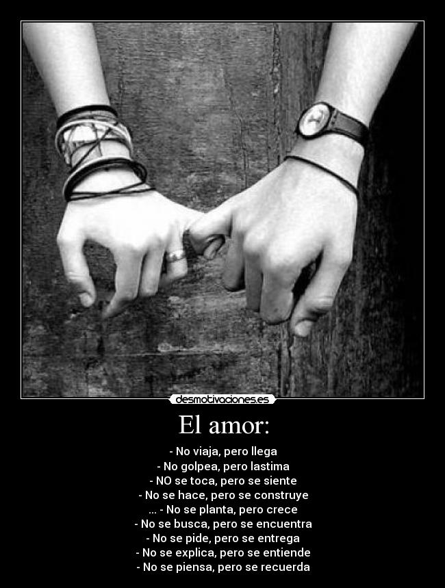 El amor: - 