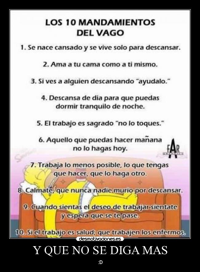 Y QUE NO SE DIGA MAS - 