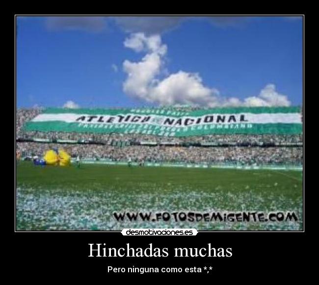 Hinchadas muchas - 
