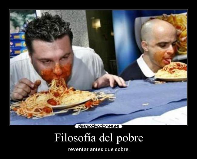 Filosofía del pobre -