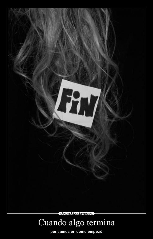 Cuando algo termina - 