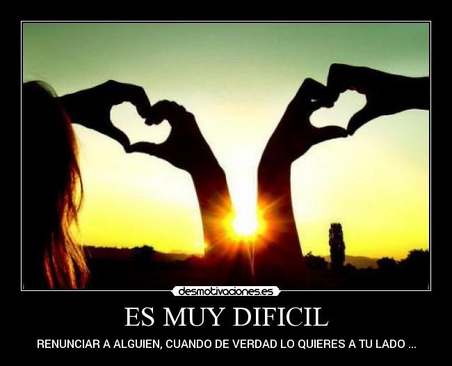 ES MUY DIFICIL -