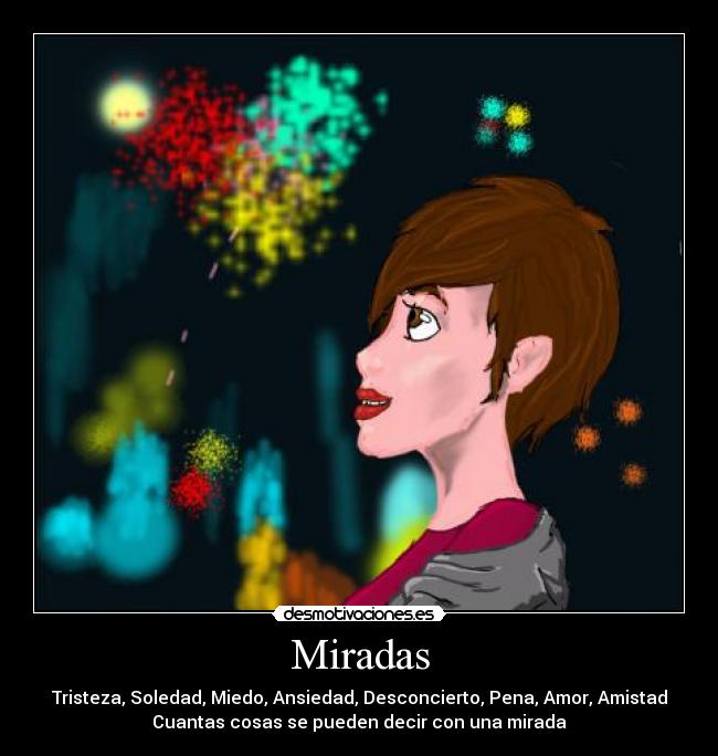 carteles miradas desmotivaciones