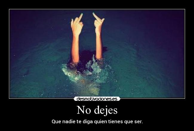 No dejes - 