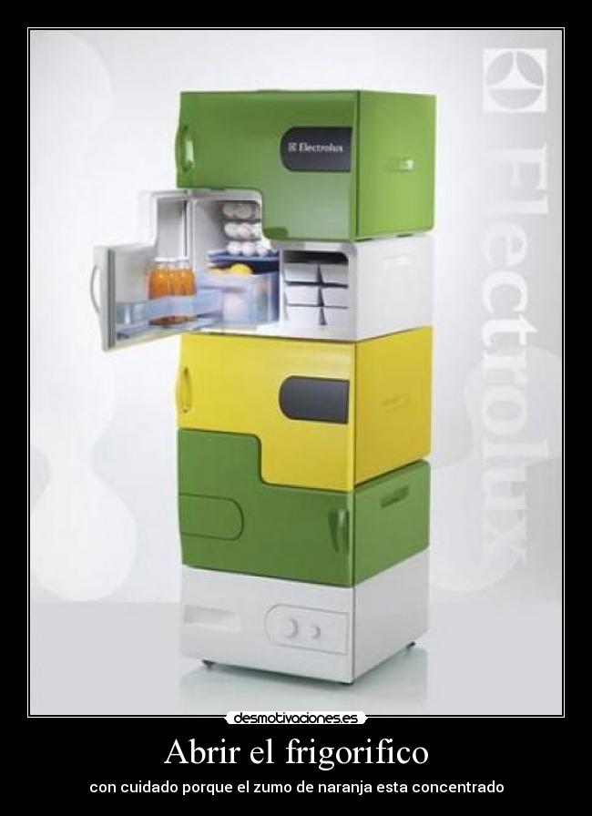 Abrir el frigorifico -