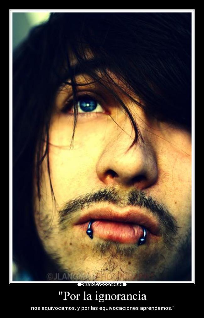 carteles ignorancia errores vida desmotivaciones