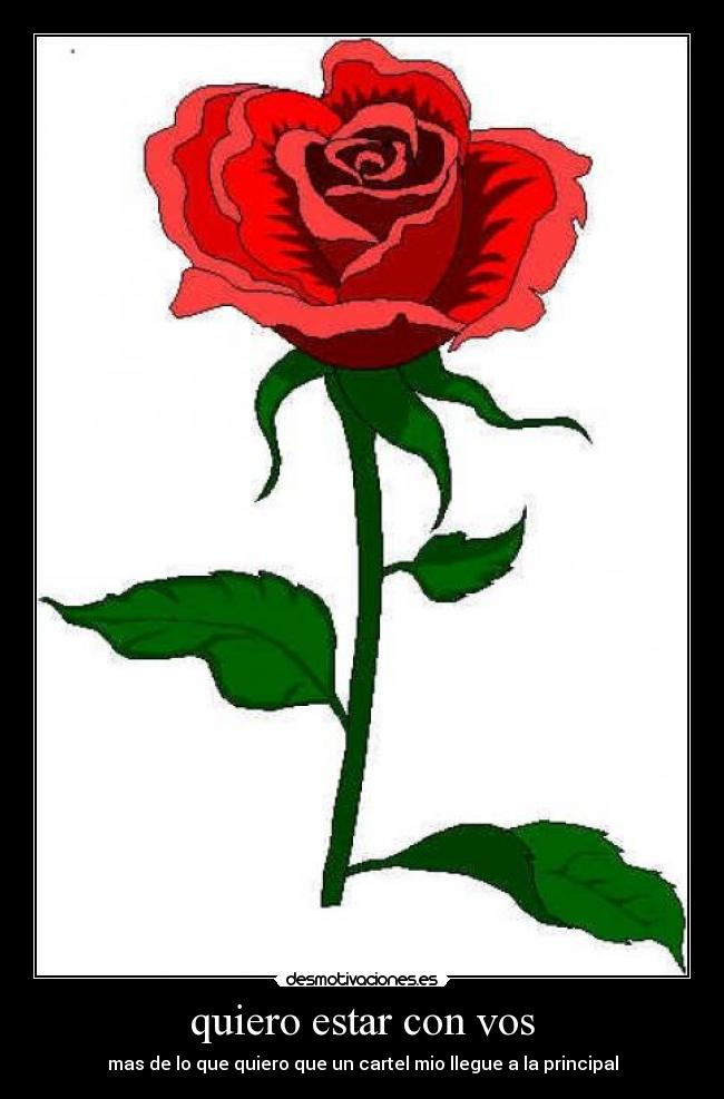 quiero estar con vos - mas de lo que quiero que un cartel mio llegue a la principal