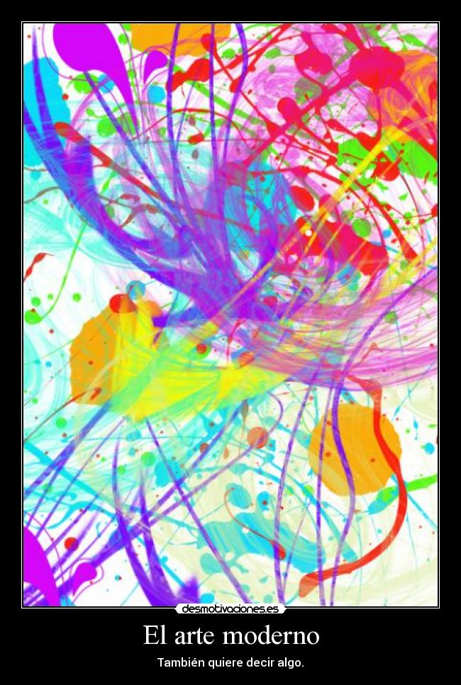 El arte moderno -